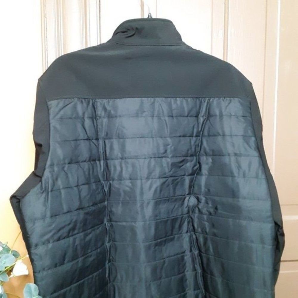 Apt. 9 Men’s Quilted Puffer Moto Winter Black Jacket size XL - Picture 10 of 10